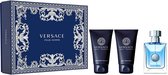 Versace pour Homme Giftset - 50 ml eau de toilette spray + 50 ml showergel + 50 ml aftershave balm - cadeauset voor heren