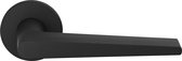 Deurkruk op rozet - Zwart - RVS - GPF bouwbeslag - GPF2060.61.00 Piko Deurklink op ronde zwart, 50x8mm