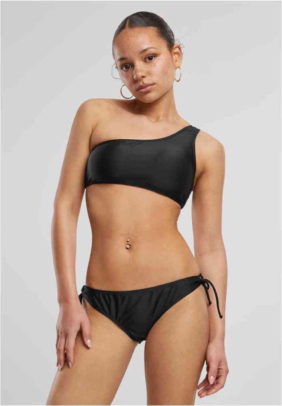 Urban Classics - Asymmetric Bikini set - S - Zwart