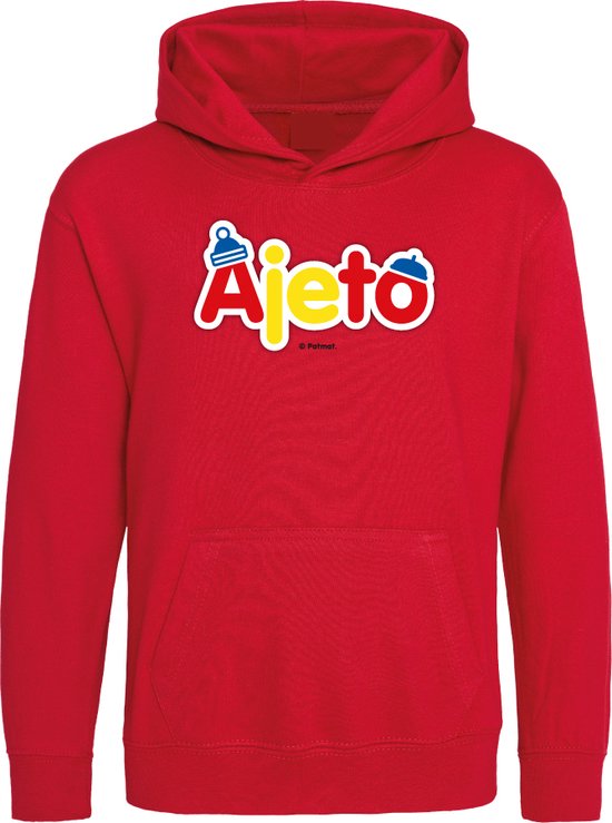 Hooded sweater Ajeto Rood 9-11