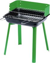 Portago-houtskoolgrill Groen met Verstelbare Hoogte - Ideaal voor Buiten Gebruik Barbecue