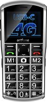 Téléphone portable seniors - Fonction SOS - Gros boutons - Antichute - Sac de rangement