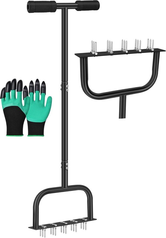 URAQT Lawn Aerator Sandalen, 1 Paar 45mm Lawn Aerator Spikes met 13