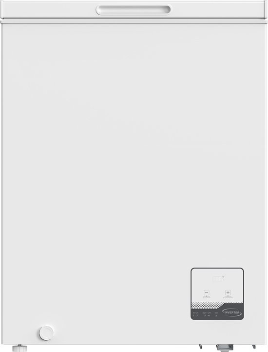 CHiQ FCF142DE - Vrieskist - 142 L - Inverter Technologie - Digitaal LED Display - Snelvriezen tot -32℃ - Wit - 39 dB - 12 Jaar Garantie op Compressor