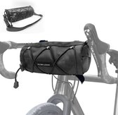 Sacoche de guidon Vélo Amovible - Sacoche de cadre - Vélo de route - Vélo électrique - Sac à bandoulière - 1,5 L - Zwart