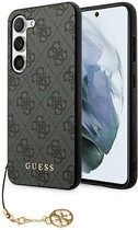 Guess 4G Charms Back Case - Geschikt voor Samsung Galaxy A55 (A556) - Grijs