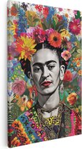 Artaza Canvas Schilderij Frida Kahlo - Frida Kahlo Kunstafdruk - 40x60 - Wanddecoratie - Foto Op Canvas - Canvas Print