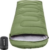 Sac De Couchage 3-4 Saisons KESSER - Imperméable Et Chaud - Pour Camping Adulte/enfant - Léger Avec Lampe Et Sac De Compression