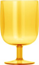 Blokker Wijnglas Kunststof - 30cl - Geel