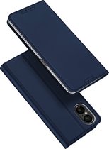 Dux Ducis - Telefoon Hoesje geschikt voor de Sony Xperia 10 VI - Skin Pro Book Case - Donker Blauw