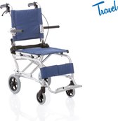 Moretti- Transpoortstoel reisrolstoel- Lichtgewicht 7kg- Makkelijk opvouwbaar