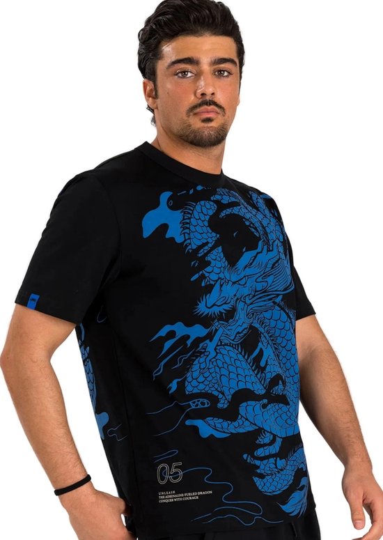 Venum Dragon's Flight T-shirt Katoen Blue Nuit taille L