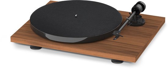 Pro-Ject E1 AT3600L Platenspeler - Direct Klaar voor Gebruik - Kristalhelder Vinylgeluid - Walnoot — afbeelding 2