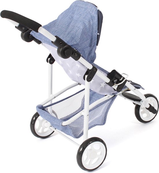 Gebr. Simon | Poppenbuggy jogging Lola (grijs/lichtroze