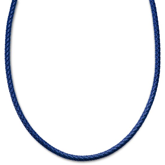 Tenvis | 5 mm Blauwe Leren Ketting