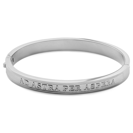 Arie Zilverkleurige Ad Astra Bangle-armband