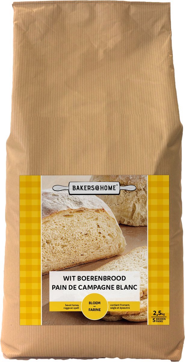 Bakers@home bloem voor wit boerenbrood - 2,5 kg