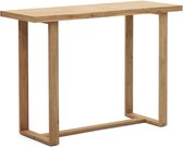 Kave Home - Table haute Canadell 100% outdoor en bois de teck massif recyclé 140 x 70 cm