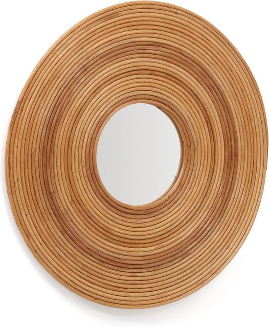 Kave Home - Ronde rotan Nalea-spiegel Ø 60 cm