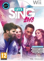 Let's Sing 2018-Standaard (Wii) Gebruikt