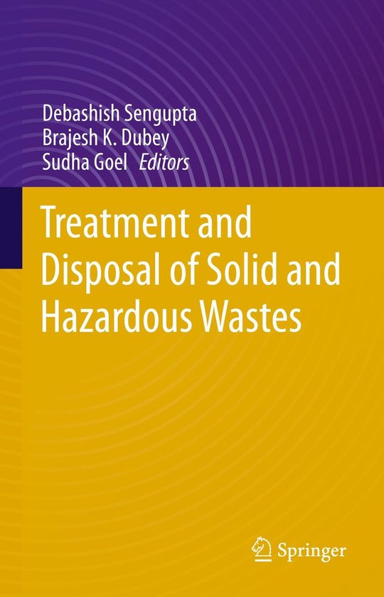 Earth and Environmental Science (R0) - Treatment and Disposa ... - cover