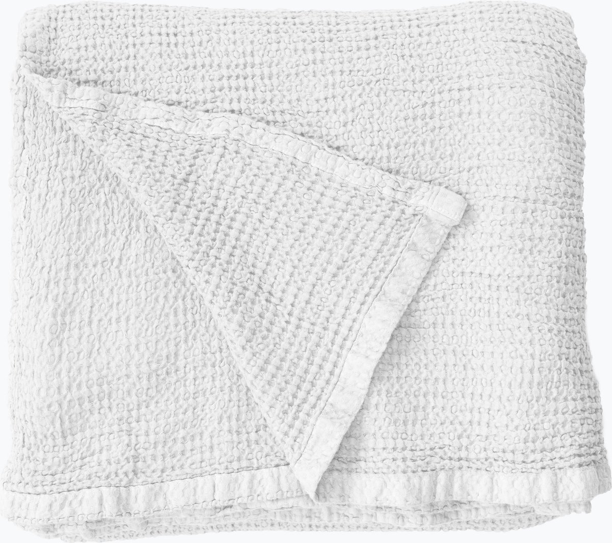 Dreamers Den - Pique Sprei - Sprei - wafeldeken - Wit - 160x250cm