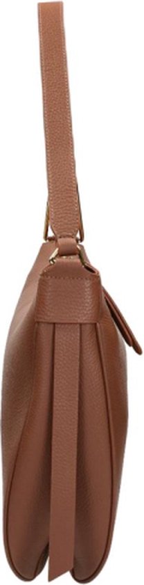 COCCINELLE Cuir Sac à épaule Priscilla Handbag Grained Leather Brule Terracotta