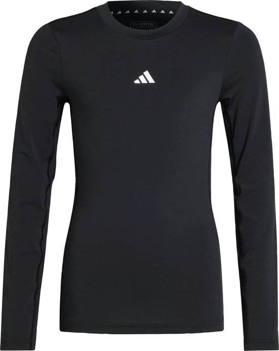 adidas Sportswear TECHFIT Longsleeve Kids - Kinderen - Zwart- 152