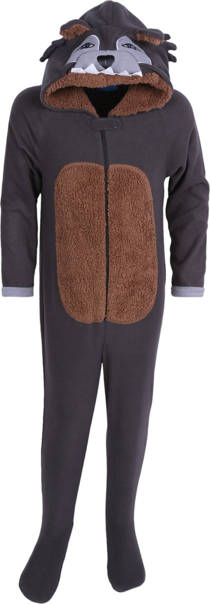 Grijze, onesie pyjama