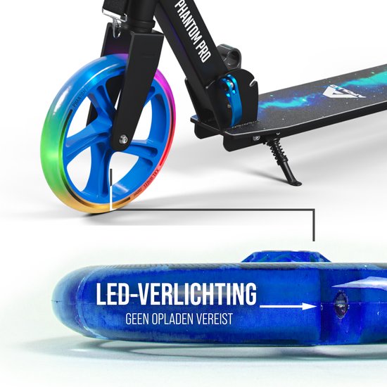 Vervangingswielen set voor Apollo City Scooter 200mm - Pro wielen met ABEC 7 kogellagers, vervangingswielen voor city-scooter, ook verkrijgbaar met LED -wielen Vervangingswielen set voor Apollo City Scooter 200mm - Pro wielen met ABEC 7 kogellagers, vervangingswielen voor city-scooter, ook verkrijgbaar met LED -wielen
