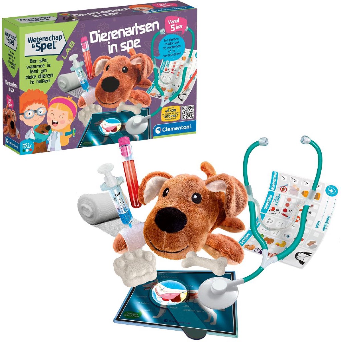Clementoni Wetenschap & Spel - Dierenartsen in Spe - Educatief Speelgoed - Experimenteerdoos - Vanaf 5 jaar — afbeelding 2