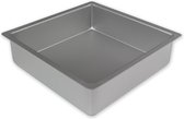 Vierkante Bakvorm van Geanodiseerd Aluminium 33 x 33 x 10 cm - Zilver Square baking pan