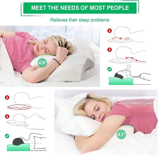 Memory Foam Nekkussen voor Reizen - U-Vormig Traagschuim Kussen met Memory Foam Nekkussen voor Reizen - U-Vormig Traagschuim Kussen met