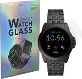 Fossil Gen 5E (42mm / 44mm) - 2 stuks Beschermglas Smartwatch screenprotectors van glas Transparante glazen schermbeschermfolie