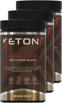 Keton1 | Energy Coffee | Medium Roast | 3 stuks | 3 x 300 gram