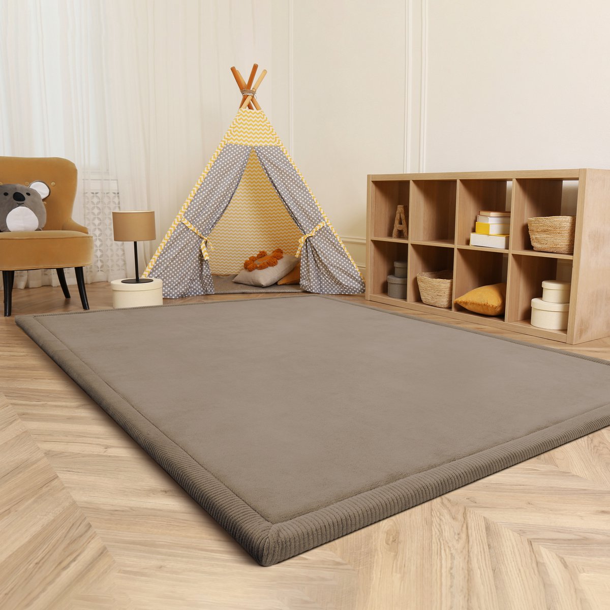 Paco Home Tapijt Voor Kinderen Vloerkleed Kinderkamer Zacht Antislip Modern 200x280 cm