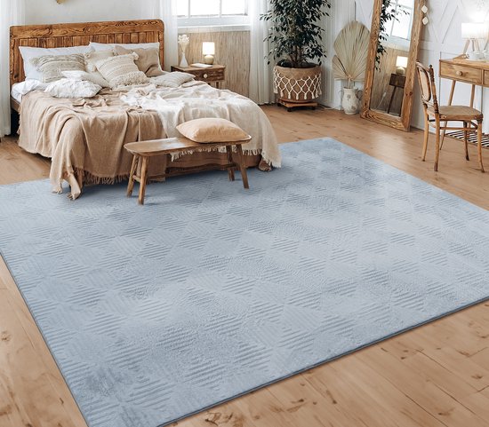Paco Home Hoogpolig Vloerkleed Woonkamer Shaggy Vintage