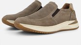 Outfielder Instappers taupe Nubuck - Maat 42