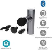 Bol.com Nedis SmartLife Sportmassagepistool - Accu gevoed - Ingebouwde Lithium-Ion - Oplaadbaar - 5 Massage Modes - Bolvormige k... aanbieding