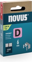 Novus Niet met platte draad D 53F/6mm (1.200 stuks)