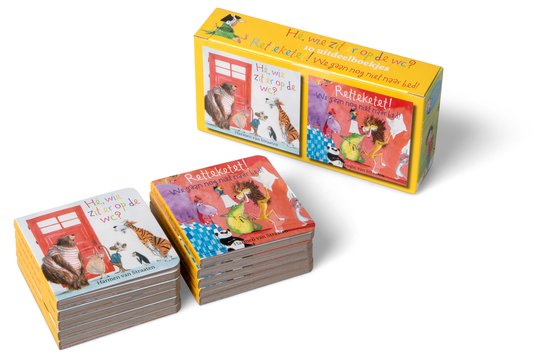 Grappige en ondeugende rijmprentenboeken - Uitdeelboekjes - Retteketet & Hé, wie zit er op de wc?