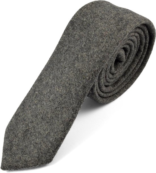 Cravate gris clair fait main