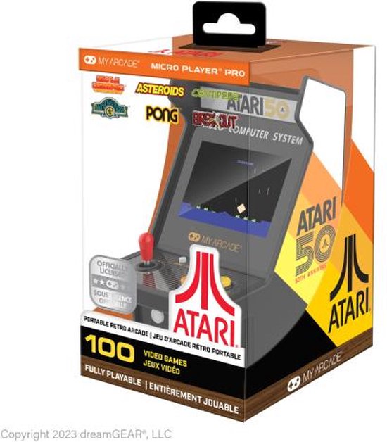 Foto: My arcade micro player pro atari 50th anniversary 100 games in 1 