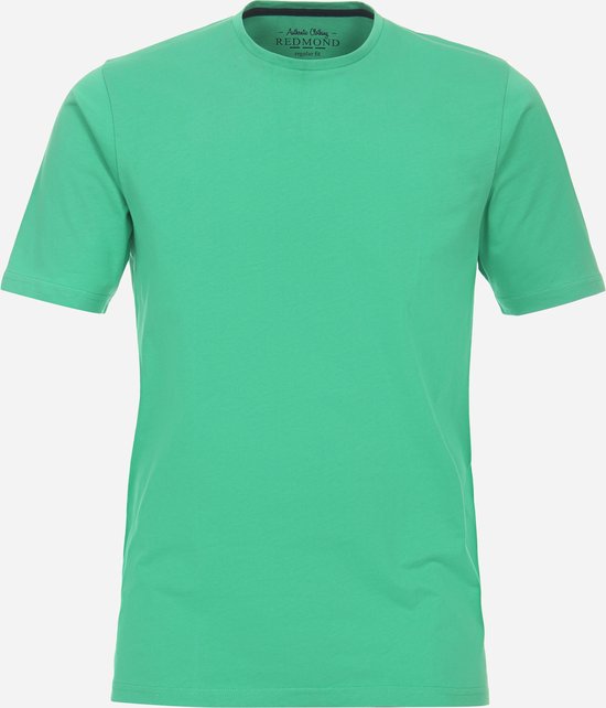 Redmond regular fit T-shirt - korte mouw O-hals - groen - Maat: 4XL