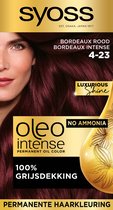 Bol.com SYOSS Oleo Intense - 4-23 Bordeaux Rood - Permanente Haarverf - Haarkleuring - 1 stuk aanbieding