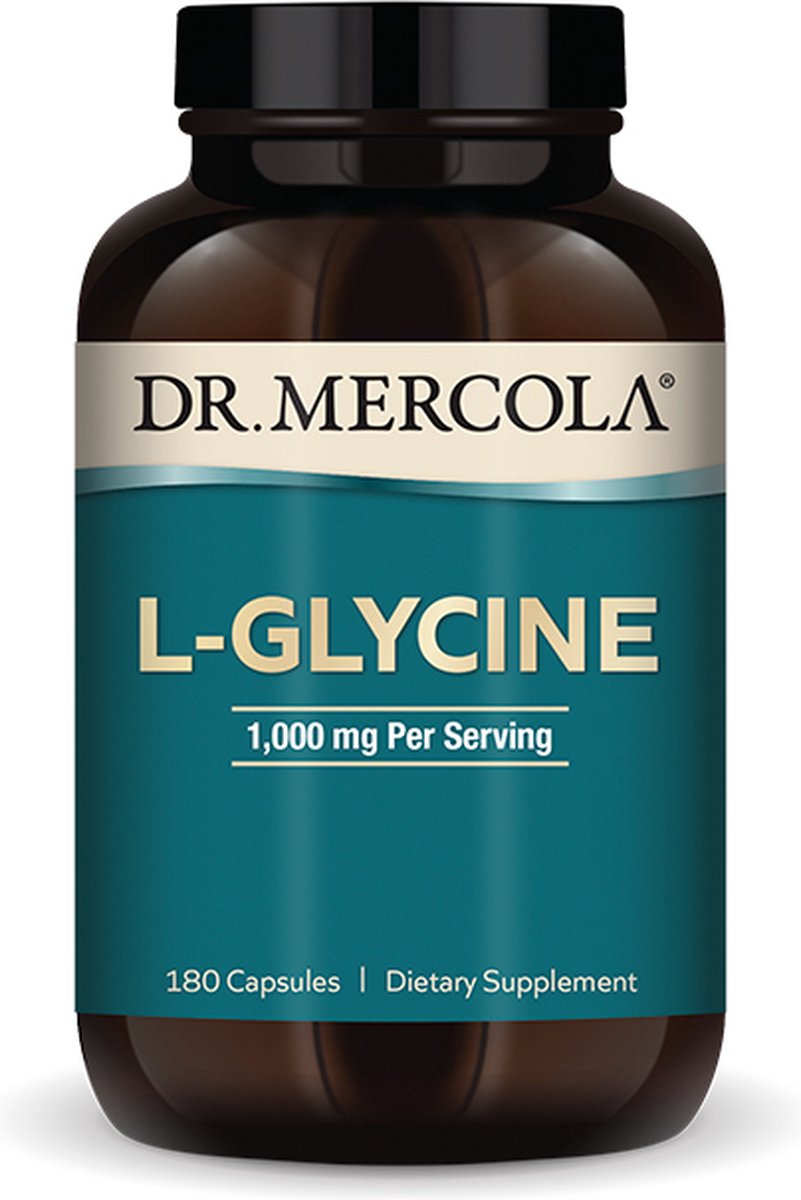 Goedkoopste Dr. Mercola - L-Glycine - 1000 mg - 180 capsules