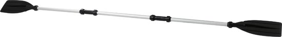 Dubbelzijdige Kajak/SUP Peddel - 222 tot 238 cm - Aluminium/Kunststof