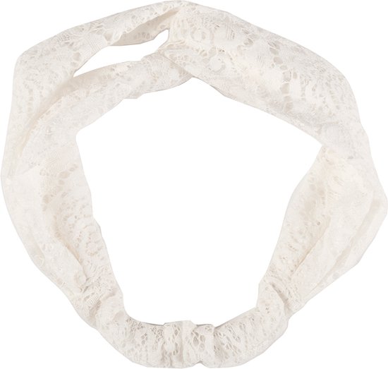 Rumbl Royal - Haarband - Offwhite - Kant