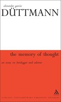 Athlone Contemporary European Thinkers-The Memory of Thought