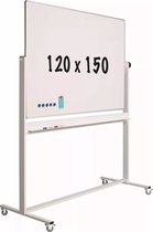 Mobiel whiteboard Mariano - Kantelbaar - Weekplanner - Maandplanner - Jaarplanner - Dubbelzijdig en magnetisch - 120x150cm